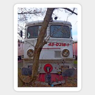 Disused loco, Romania Sticker